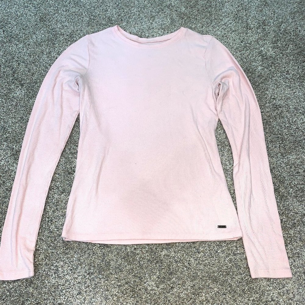 Hollister Light Pink Long Sleeve Tee